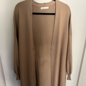 Oak & Fort - Long belted cardigan XS/S